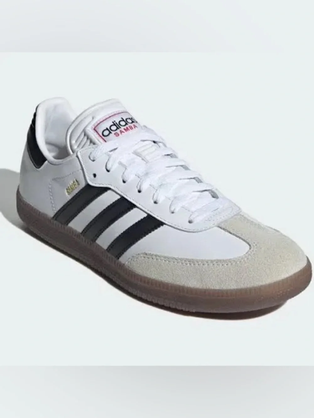 adidas White Black Gum Samba  Trainer